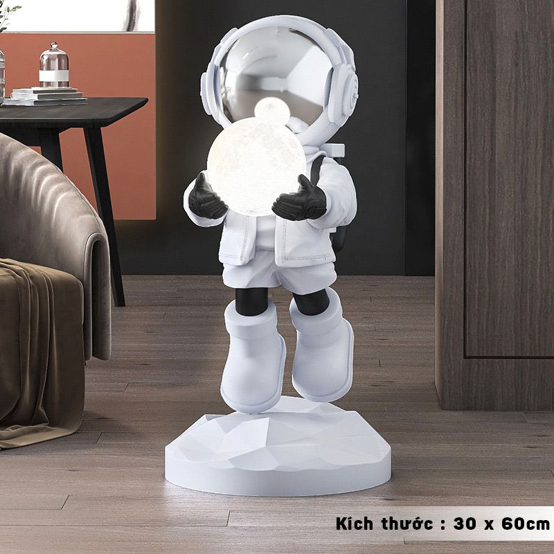 [Order] Đồ decor - Tượng Phi Hành Gia cầm bóng bay