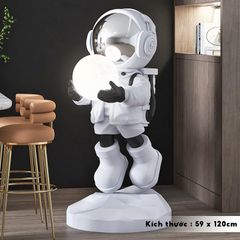 [Order] Đồ decor - Tượng phi hành gia cầm đèn, có loa bluetooth