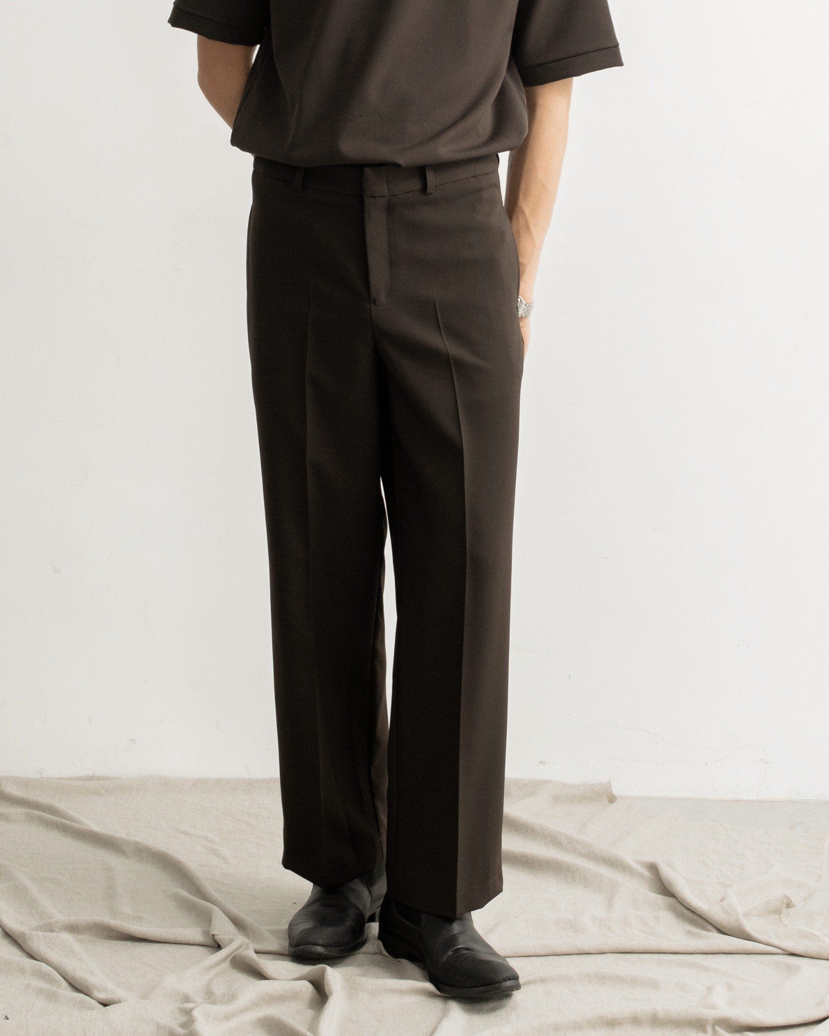 MINIMAL TROUSERS | CACAO