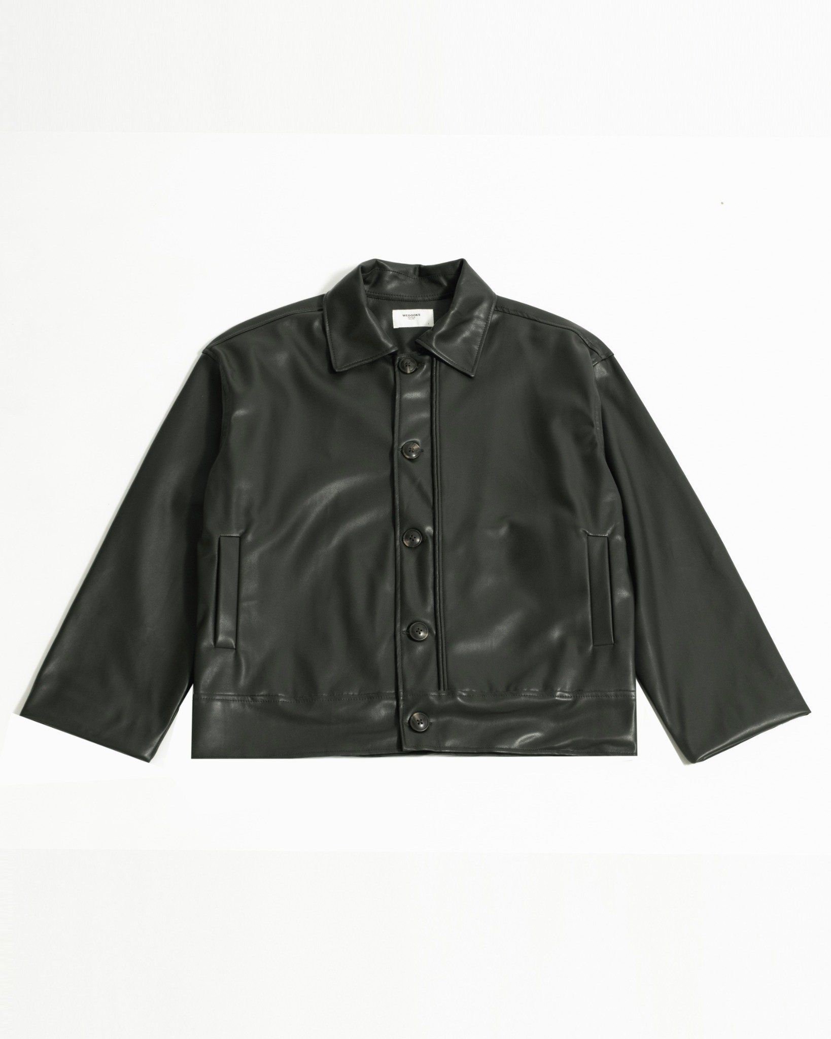LEATHER JACKET CROPPED | MOSS