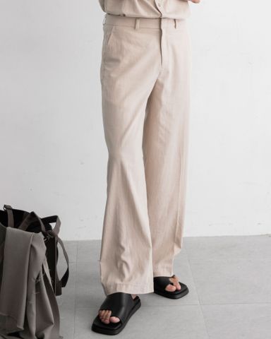  RELAX LINEN PANTS | BEIGE 