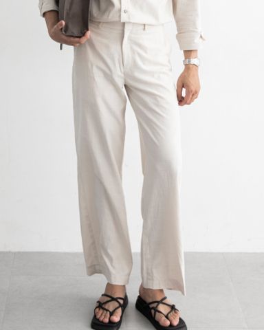  RELAX LINEN PANTS | NATURAL 