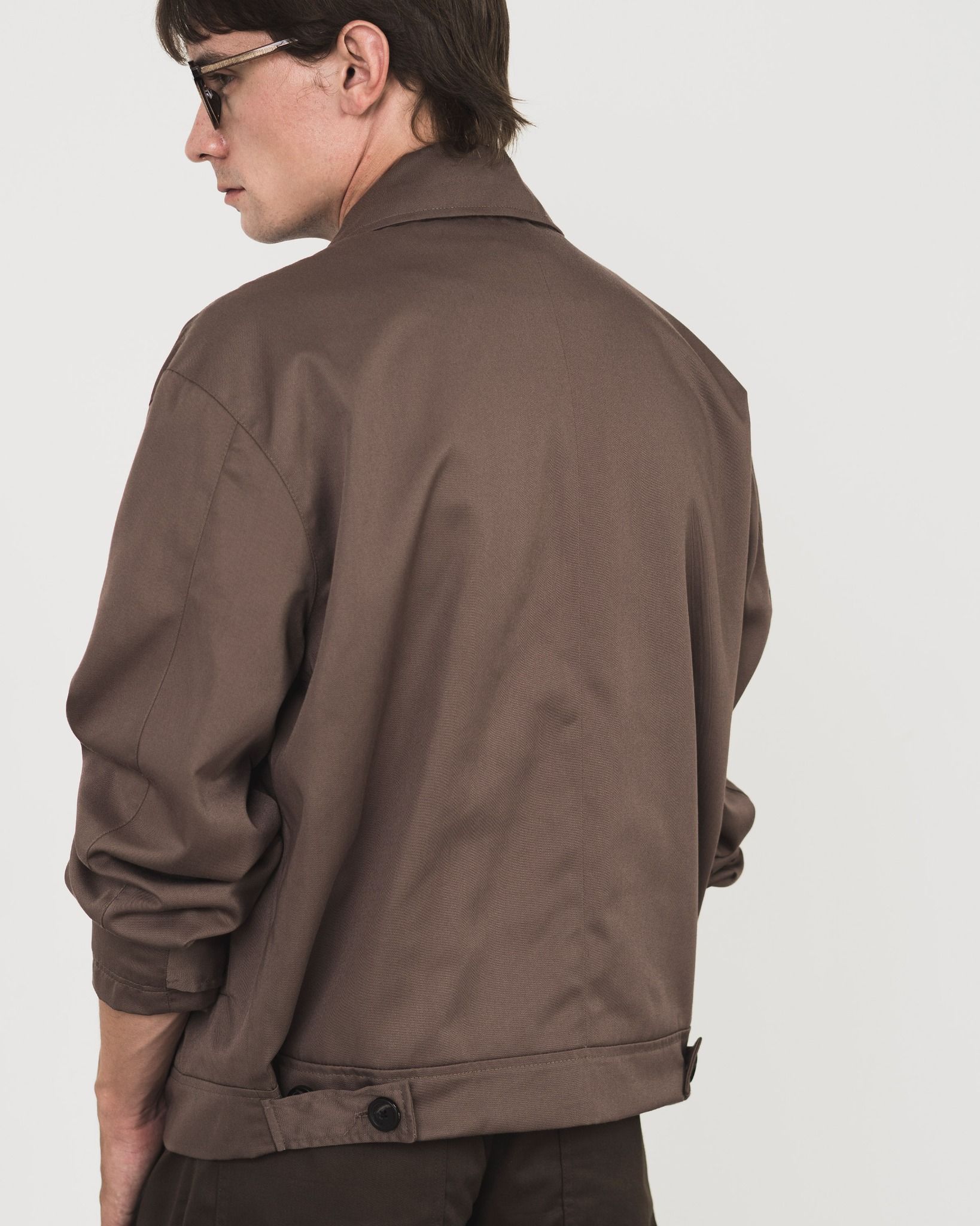 TECHSAFE CROP JACKET | MOSSBROWN