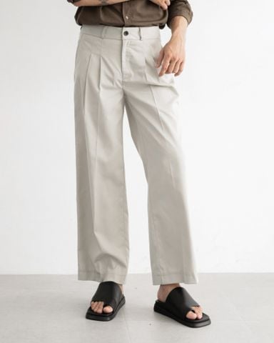  RELAX KAKI PANTS | LIGHT GRAY 