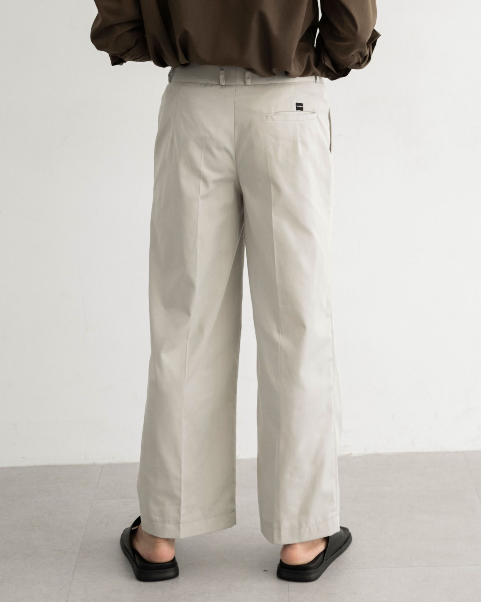 RELAX KAKI PANTS | LIGHT GRAY