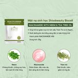  Mặt nạ sinh học SHISO BEAUTY HYALURONIC ACID With Curcumin & Honey tinh dầu nghệ và mật ong dưỡng ẩm làm sáng, đều màu da 