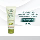  Tẩy tế bào chết Le Petit Olivier cho da khô, da nhạy cảm chiết xuất Oliu 75ml 