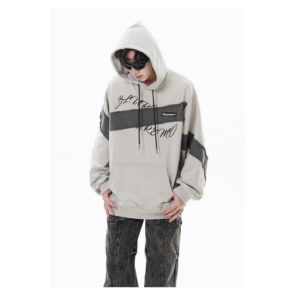  Áo hoodie thời thượng DINO TWENTY SINCE 2020 thêu 3D phối màu tương phản - H618 