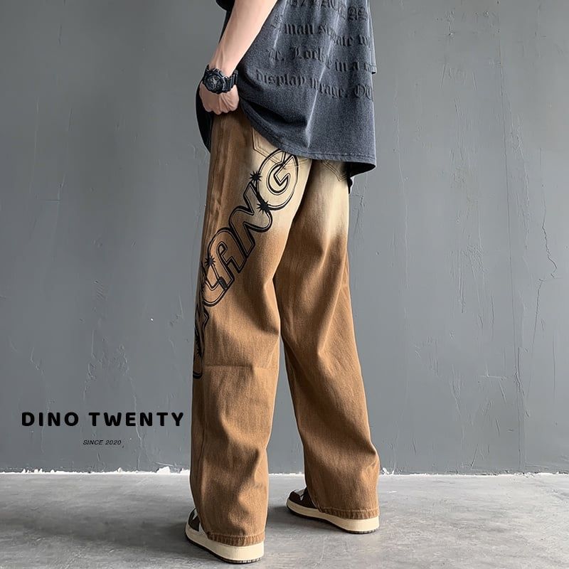  Quần hiphop kiểu Âu và Mỹ DINO TWENTY quần jean ống rộng phong cách cổ điển âu mỹ - J425 