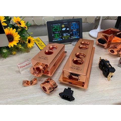  T15-06G Thiết bị chặn dây kẹp dây ổ điện đồng khối Nano Hi-end 