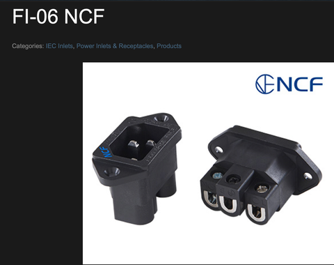  T1-06C Đuôi nguồn Furutech FI-06-NCF (R) IEC INLET 