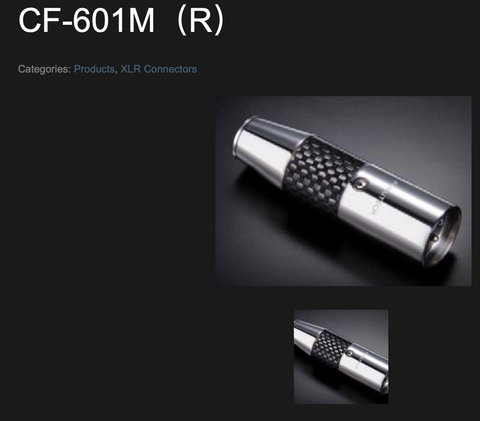  T1-07A​ Jack XLR - Furutech CF-601M (R) - CF-602F (R) 
