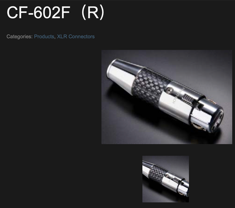  T1-07A​ Jack XLR - Furutech CF-601M (R) - CF-602F (R) 