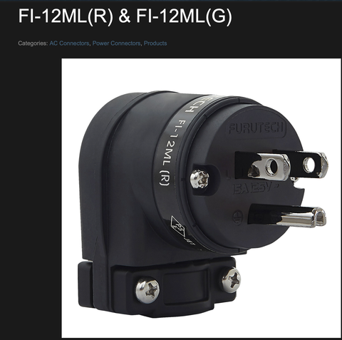  T1-02ML Jack nguồn Furutech FI-12ML (R) Rhodium 