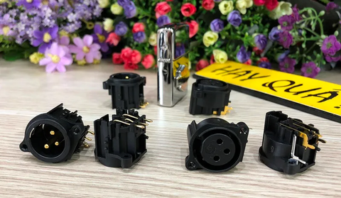  T5-07P​ XLR chassis 3 Pin MALE / FEMALE 