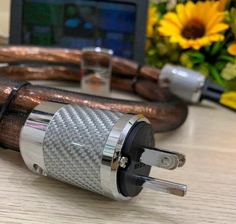  T12-12E​ Dây nguồn Mỹ 30A - Đồng đỏ nguyên chất 