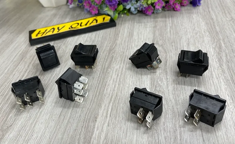  T14-17B​ Công tắc nhấn (ON - OFF) - 4 pin - 6 pin - Công suất lớn - 16A / 250v-20A / 125v 