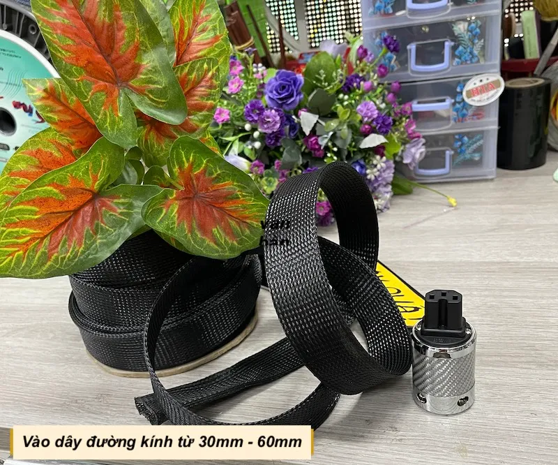 T6-07A Da rắn - Xác rắn - Ống gen lưới nylon luồn dây – Dũng Audio ...