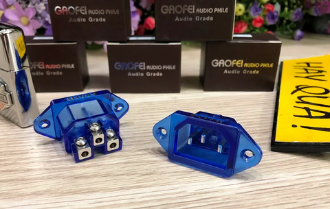  T14-12B​ Đuôi cắm nguồn - Đuôi nguồn Gaofei Inlet Male Power Plug Socket AC GF-RHO08I 