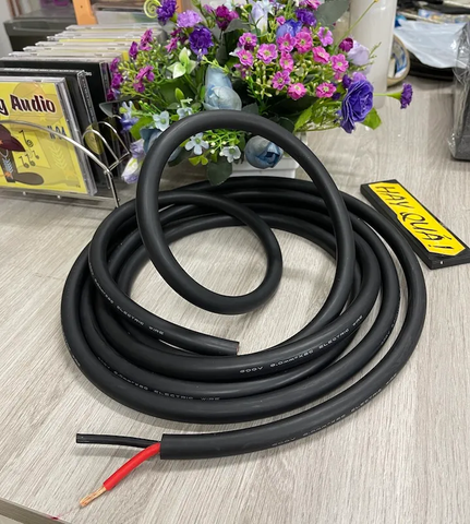  T15-06A​ Dây nguồn tổng audio - Dây nguồn đồng đôi - Lõi lớn 6mm2 x 2 