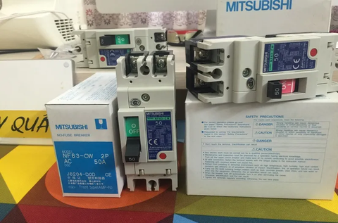  T15-04A Cầu dao tổng - MITSUBISHI 50A AUTO BREAKER 