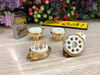 T9-08B Chân đèn đế sứ - Ceramic 8 Pin Gold Plated Tube Socket​