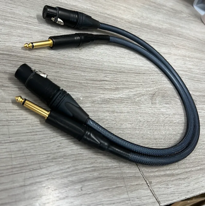 T11-13H Dây tín hiệu jack 6.3mm và XLR