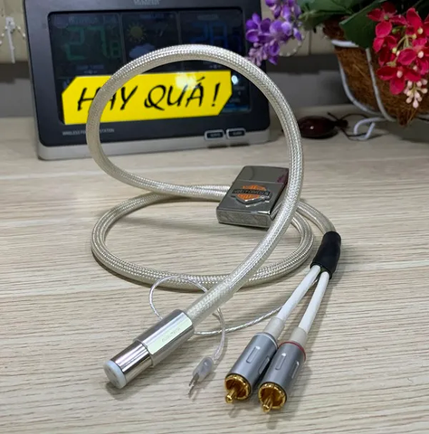  T11-11B​ Dây tín hiệu DIN 5 phono - Lõi bạc nguyên chất - 99.999% Ag 