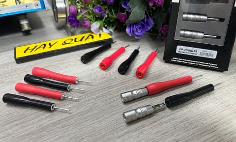  T6-21D​ Adaptor jack mỏ giun mềm ra lỗ cắm bắp chuối 