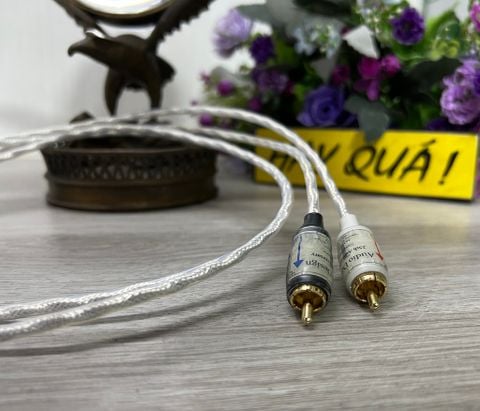  T11-07B​ Dây tín hiệu RCA teflon - Đồng mạ Bạc - Hết hàng 