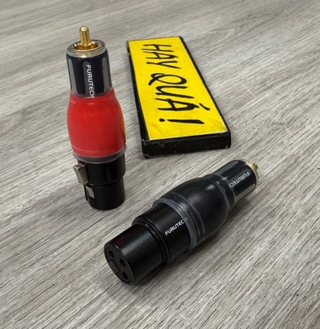  T6-23C​ Furutech Adaptor - Female XLR - Male RCA 