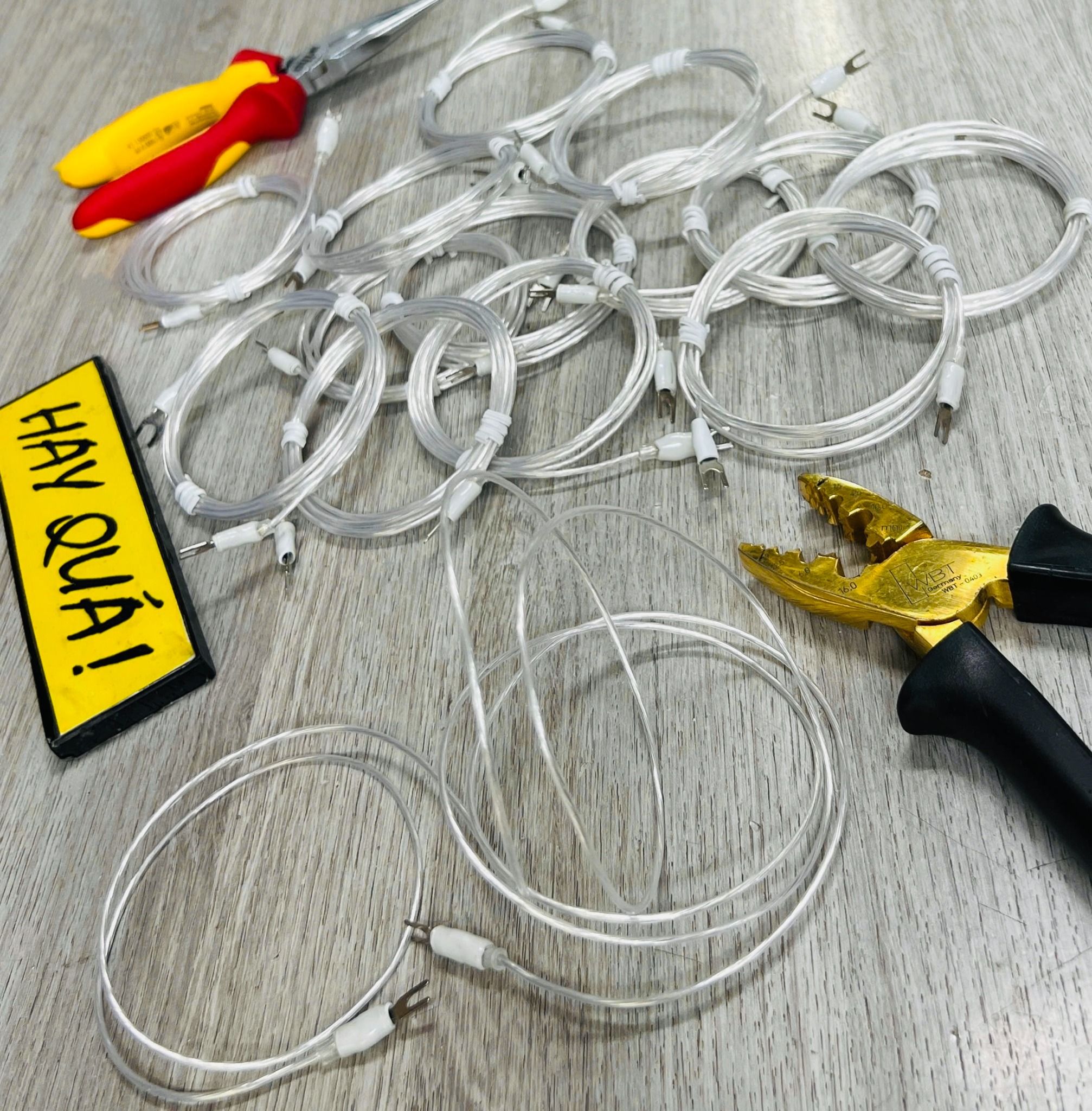 T12-3B2 Dây Mass Tonearm cho mâm LP -  Teflon đồng mạ bạc