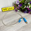 T11-09C​ Dây Tín Hiệu RCA Coaxial Cao Cấp - 75Ω Coaxial - Dây tín hiệu Teflon Đồng Mạ Bạc Cao Cấp