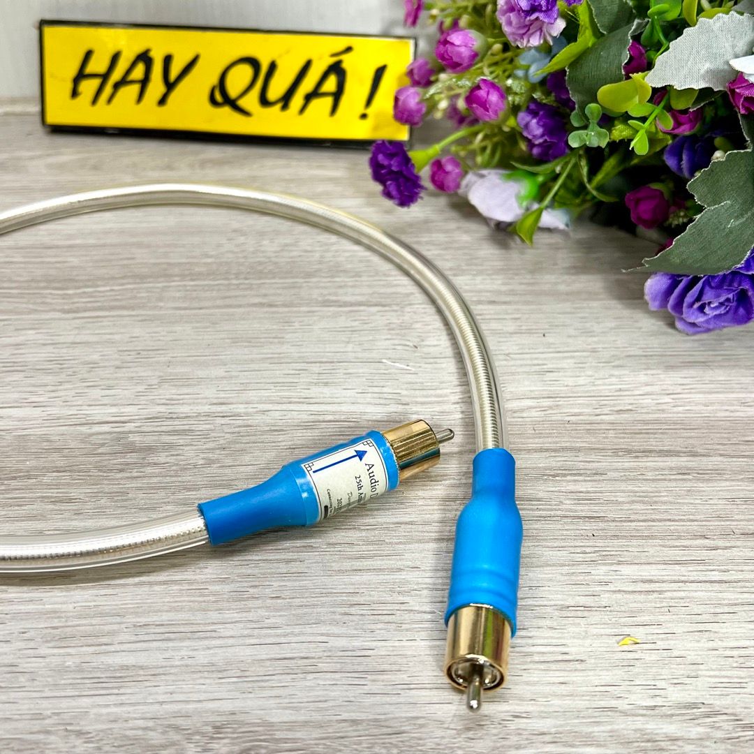 T11-09C​ Dây Tín Hiệu RCA Coaxial Cao Cấp - 75Ω Coaxial - Dây tín hiệu Teflon Đồng Mạ Bạc Cao Cấp