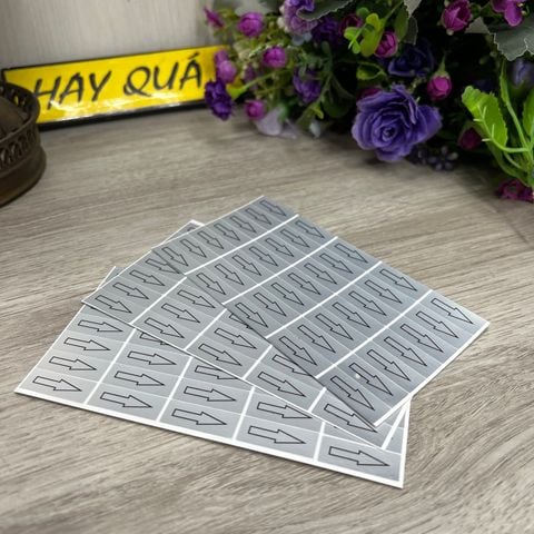  T18 Sticker mũi tên - Nhãn dán đánh dấu chiều dây tín hiệu - Dùng DIY dây tín hiệu audio 