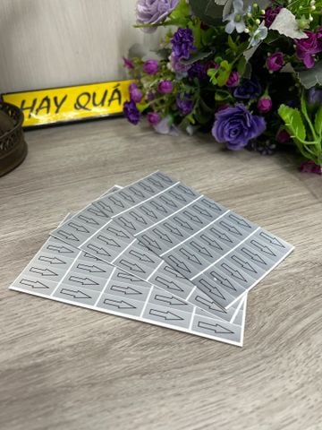  T18 Sticker mũi tên - Nhãn dán đánh dấu chiều dây tín hiệu - Dùng DIY dây tín hiệu audio 