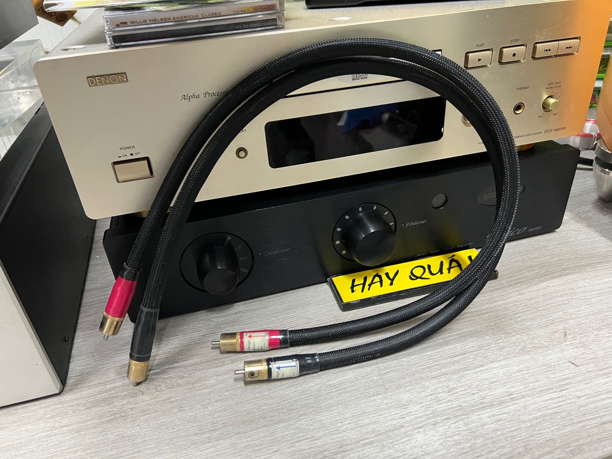 Dây tín hiệu Transparent lõi solid - Chỉ có 1 cặp - Đã bán