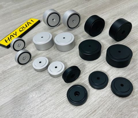  T8-11B2​ Chân máy NHÔM nguyên khối CNC - Dùng cho máy audio, đầu CD, ampli 