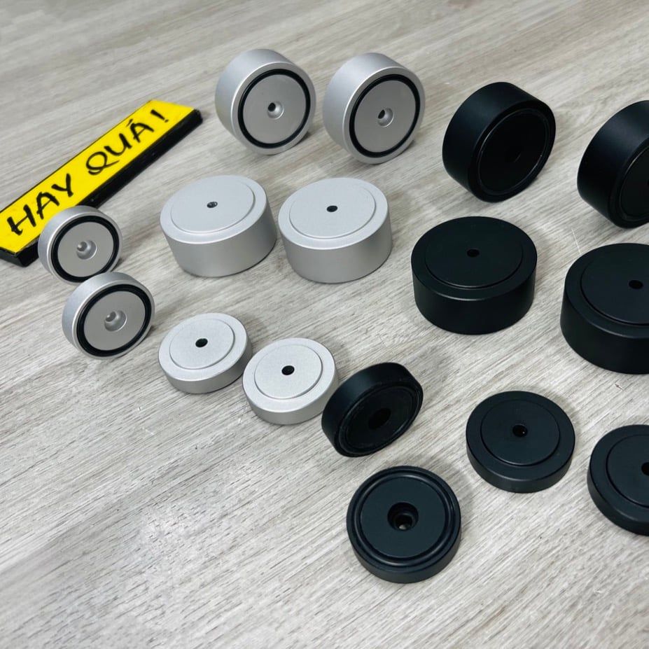 T8-11B2​ Chân máy NHÔM nguyên khối CNC - Dùng cho máy audio, đầu CD, ampli