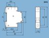 T15-02A​ CB Hitachi Tép đôi 40A 50A - Công tắc - Cầu dao tổng - Aptomat MCB Hitachi - Circuit Breaker Double Unit - BTK63 type