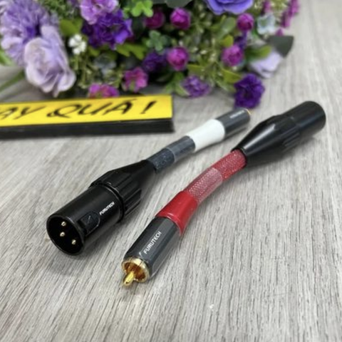  T6-23D2​ Furutech Adaptor - Male XLR - Male RCA - Dây Furutech SA-509 