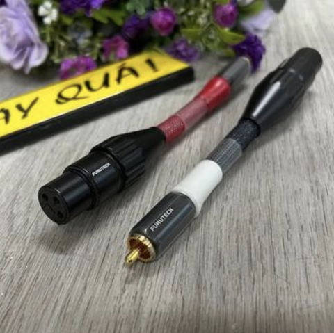  T1-08F2​ Jack adaptor Furutech Male RCA to XLR - Dây Furutech SA-509 