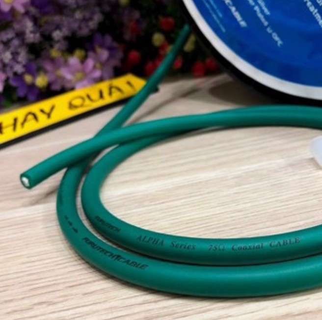T2-10A Dây Digital Furutech FX-Alpha-Ag 75Ω Coaxial Cable