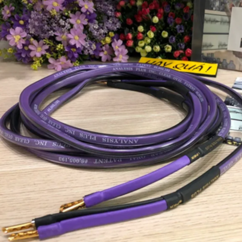  T2-19G (Hết hàng) Dây loa Analysis Clear Oval 