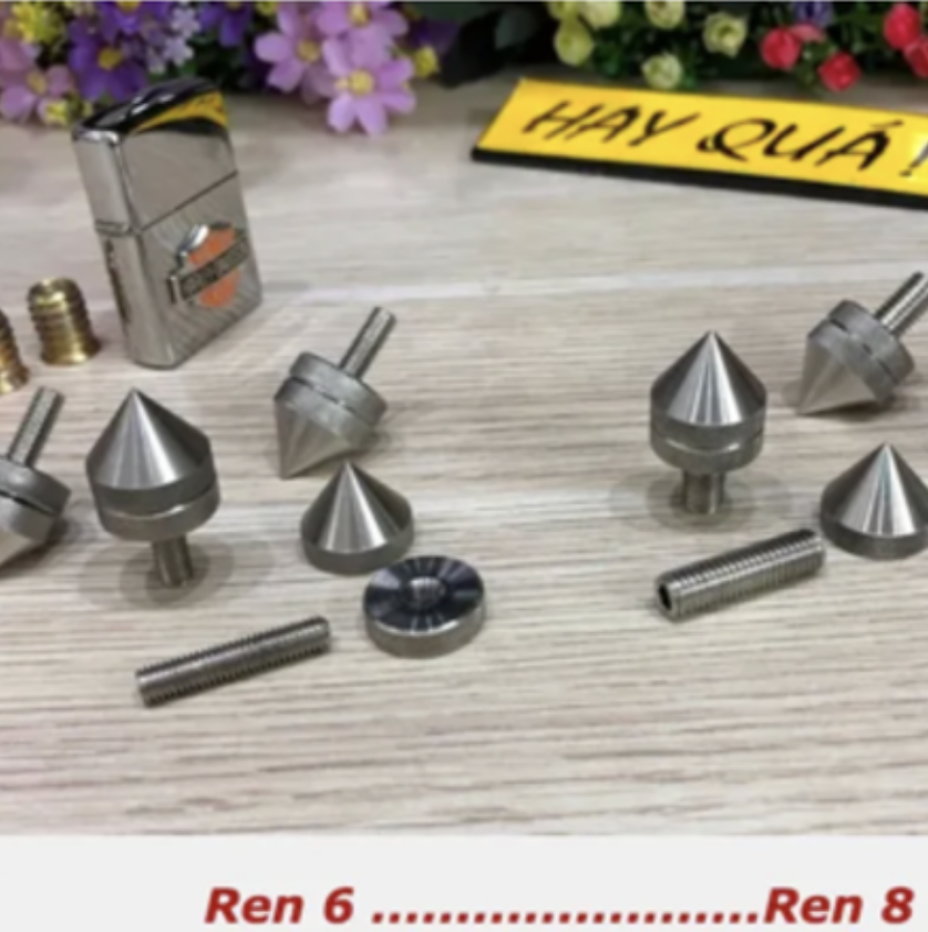 T3-02A Chân đinh INOX nhỏ Ø 20mm - Cao 24mm