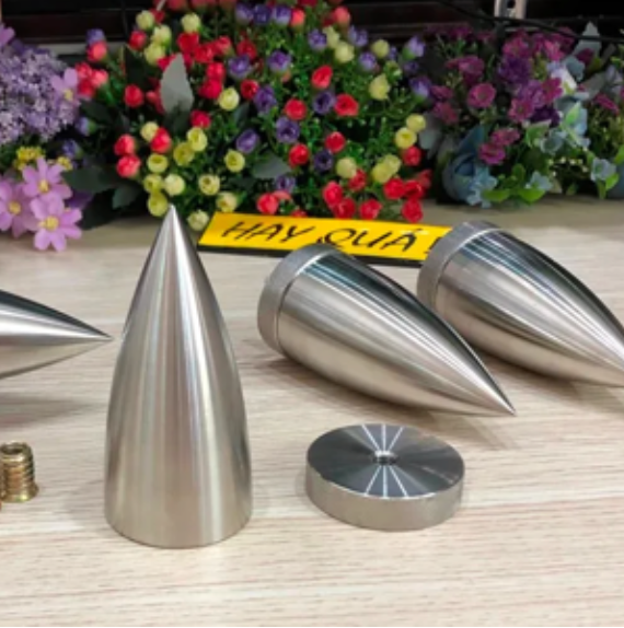 T3-02G​ Chân đinh INOX 7 loại lớn nhất - Cao 11cm nặng 1kg