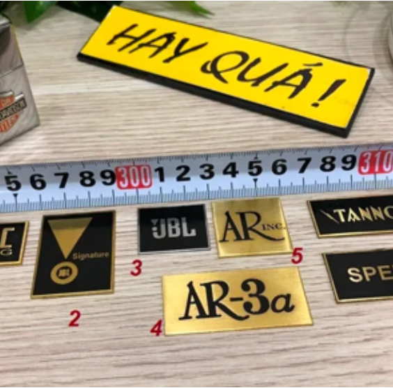 T04-12H Bộ tem đồng dày 1mm cho các hiệu loa