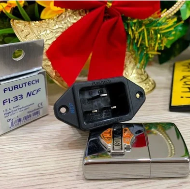 T1-06A​ Đuôi nguồn Furutech FI-33 NCF IEC Inlet