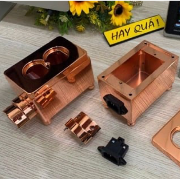 ​T15-10B Vỏ ổ điện rỗng COWKING Đồng khối