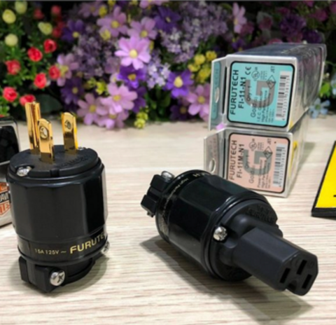  T1-02C Jack nguồn Furutech FI-11M (G) - FI-11 (G) GOLD 